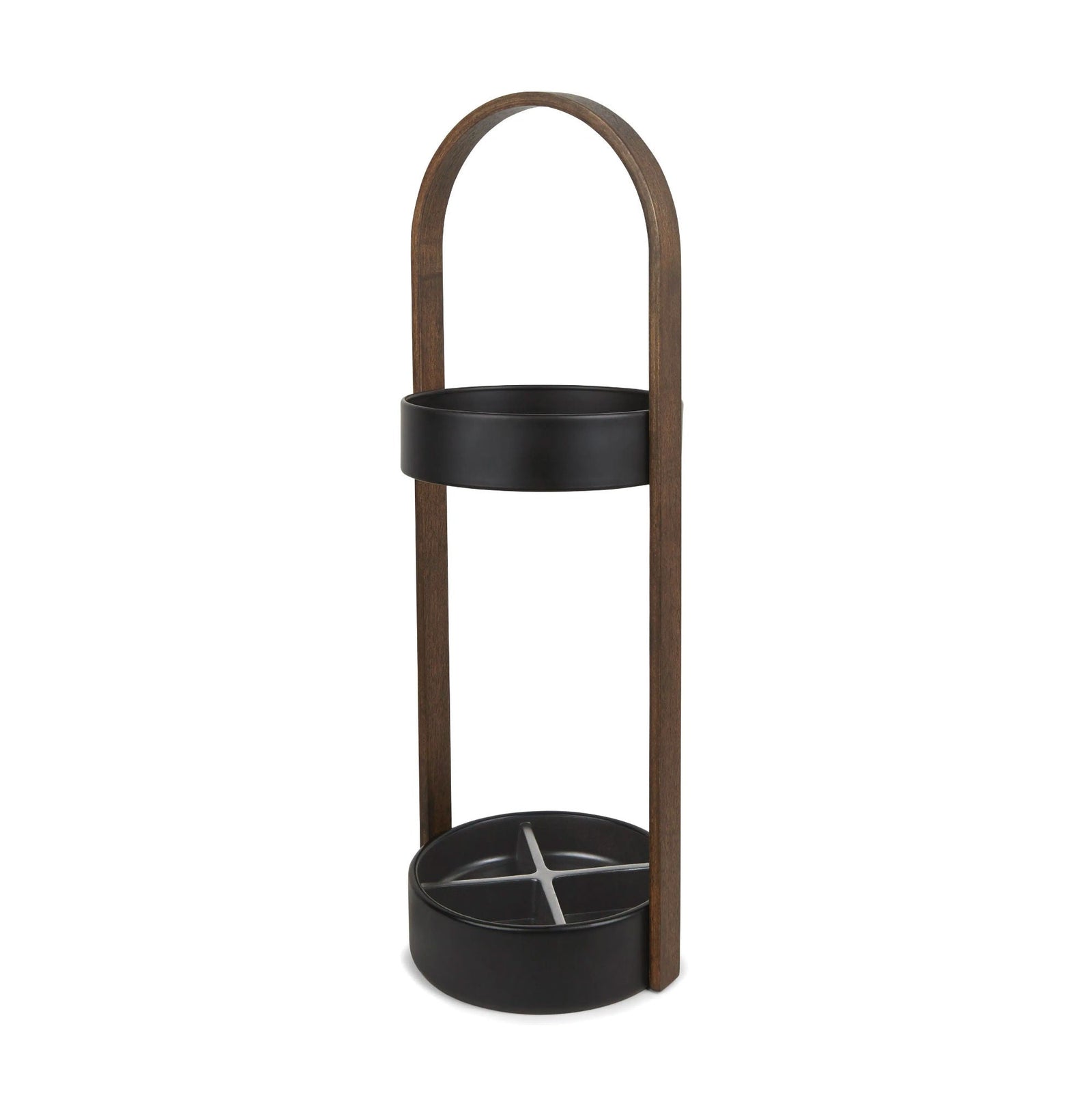 Umbra Bellwood umbrella stand, walnut