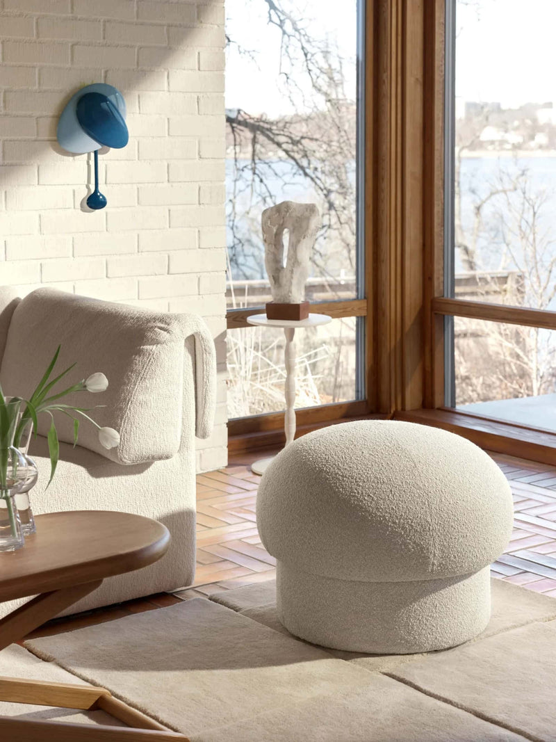 Design House Stockholm Uno pouf, cream