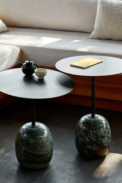 &Tradition Lato LN8 coffee table, deep green & verde grigio