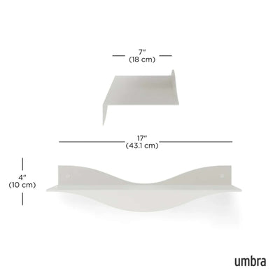Umbra Surf shelf (set of 2), sand