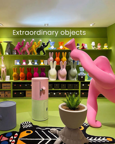 Qeeboo Pako side table, blue