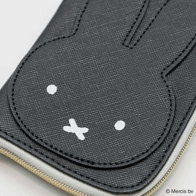 Miffy Leather coin pouch, black