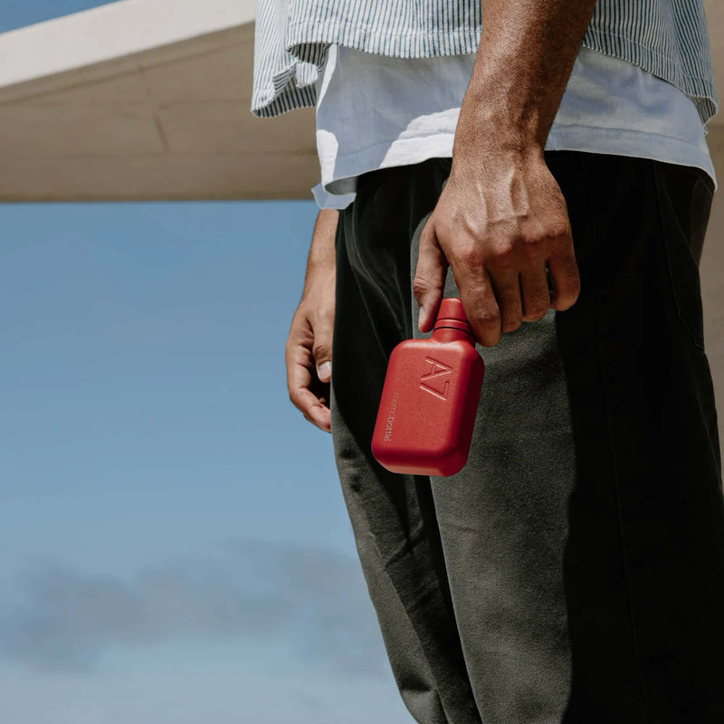 memobottle A7 Stainless Steel Red 8oz