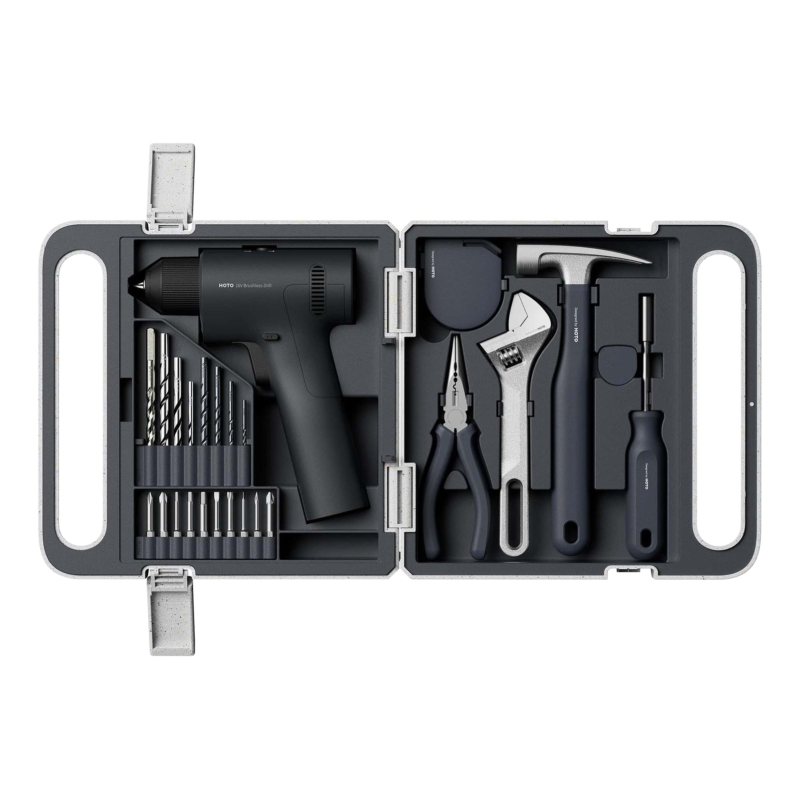 HOTO 16V Brushless Drill Tool Kit