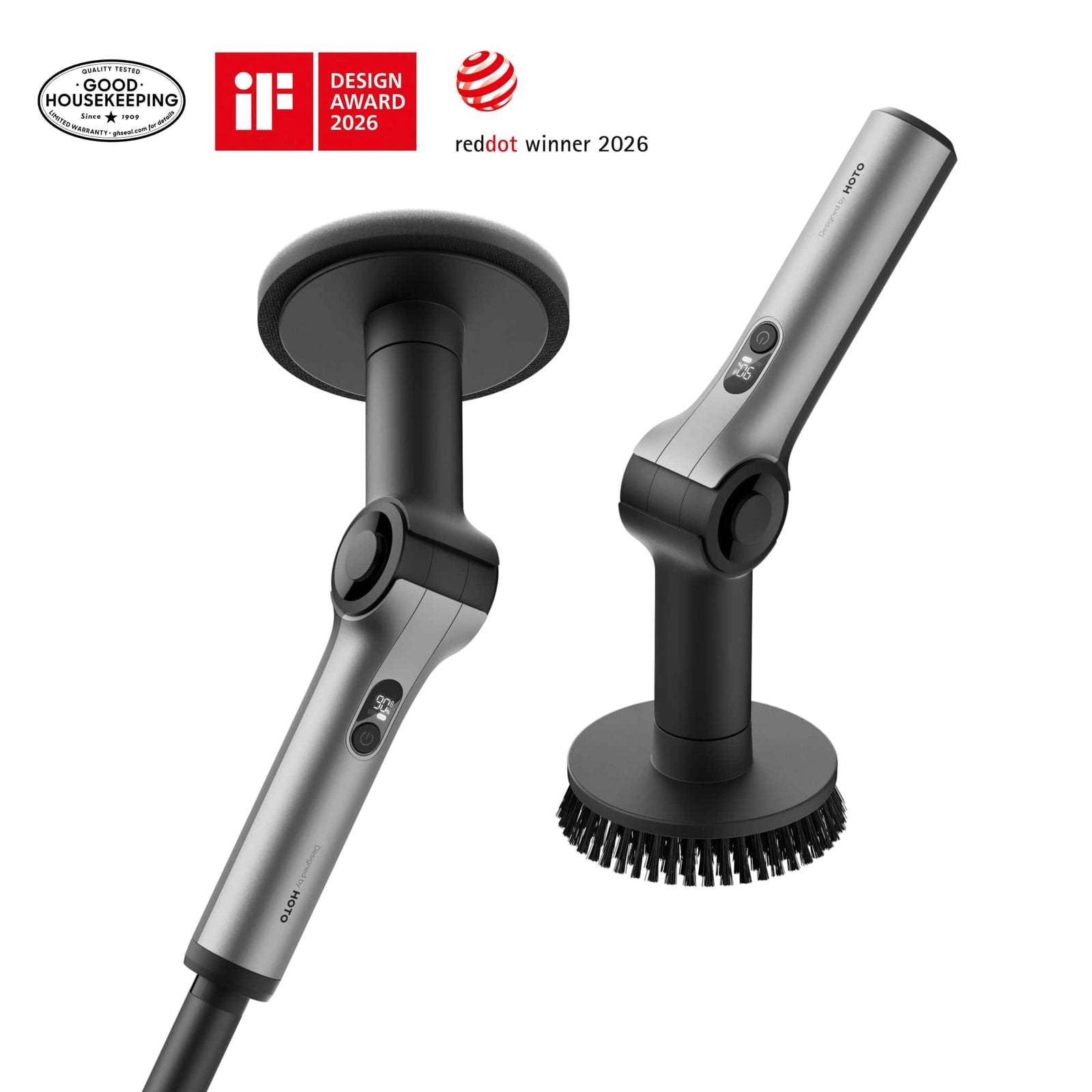 HOTO Flexi™ Cordless Spin Scrubber