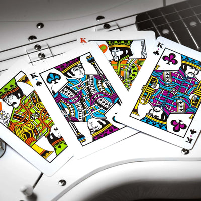 Theory11 The Beatles Special Edition Playing Cards, black