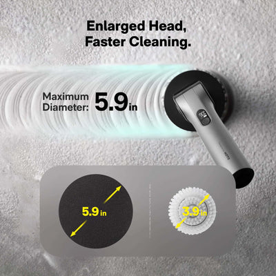 HOTO Flexi™ Cordless Spin Scrubber