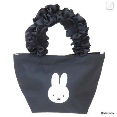 Miffy Chidori & Monotone Houndstooth tote bag, black