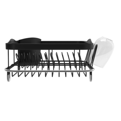 Umbra Sinkin multi-use dish rack, Black