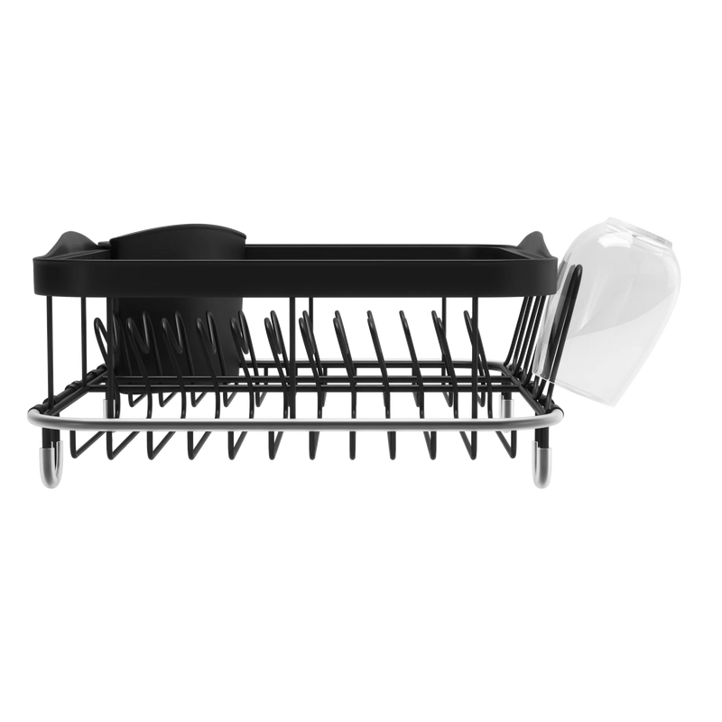 Umbra Sinkin multi-use dish rack, Black