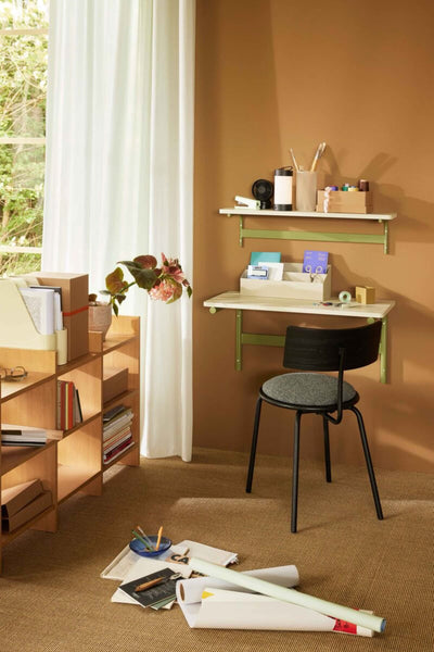 Hubsch Koi desk, green/grey