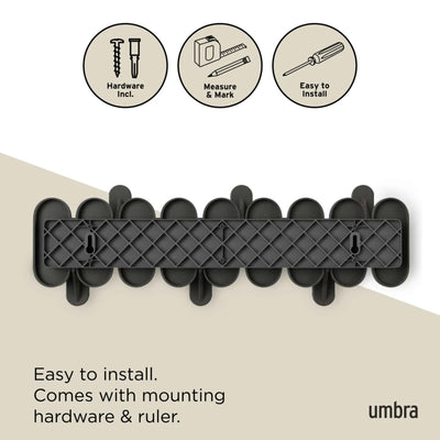 Umbra Tempo 6 wall hook, black