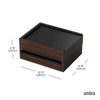 Umbra Stowit storage box, walnut