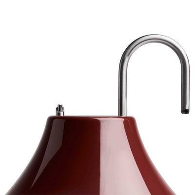 Hay Mousqueton Portable Lamp, Iron Red