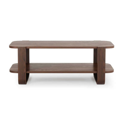 Umbra Bellwood coffee table, aged walnut