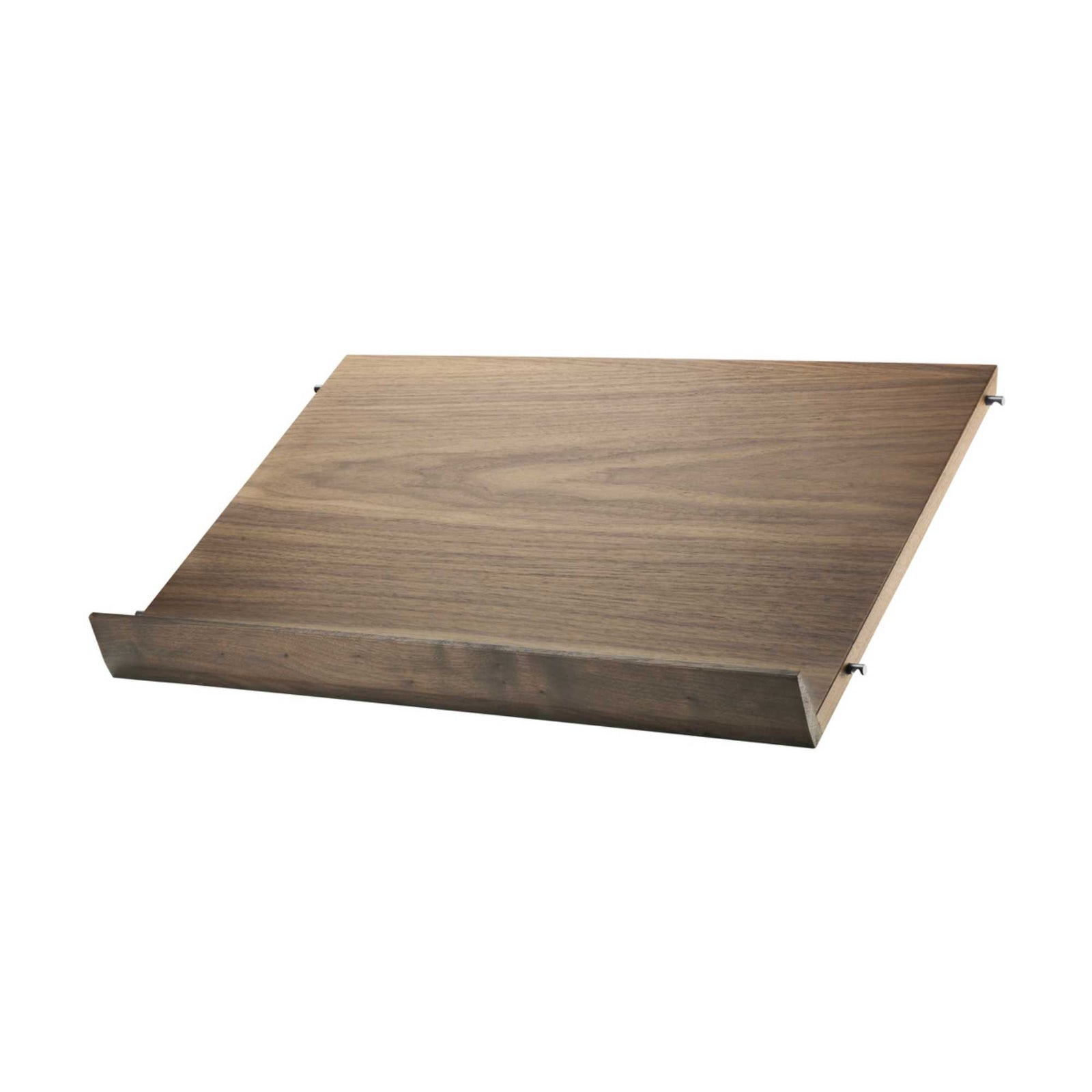 String Magazine Shelves Solid, Walnut (d30xw58xh15cm)