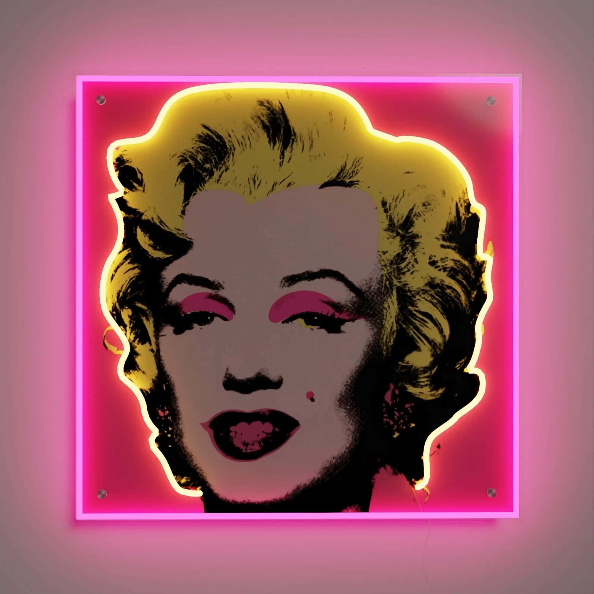 Yellowpop Andy Warhol Marilyn Monroe Small Pink