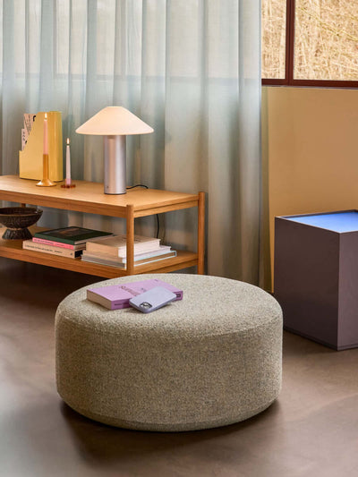 Hubsch Marshmellow pouffe large, light green