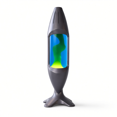 Mathmos iO giant lava lamp, dark grey