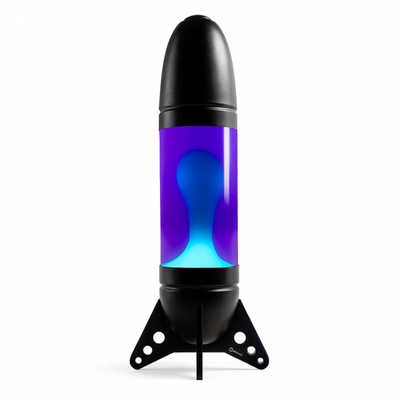 Mathmos Rokit giant lava lamp, black