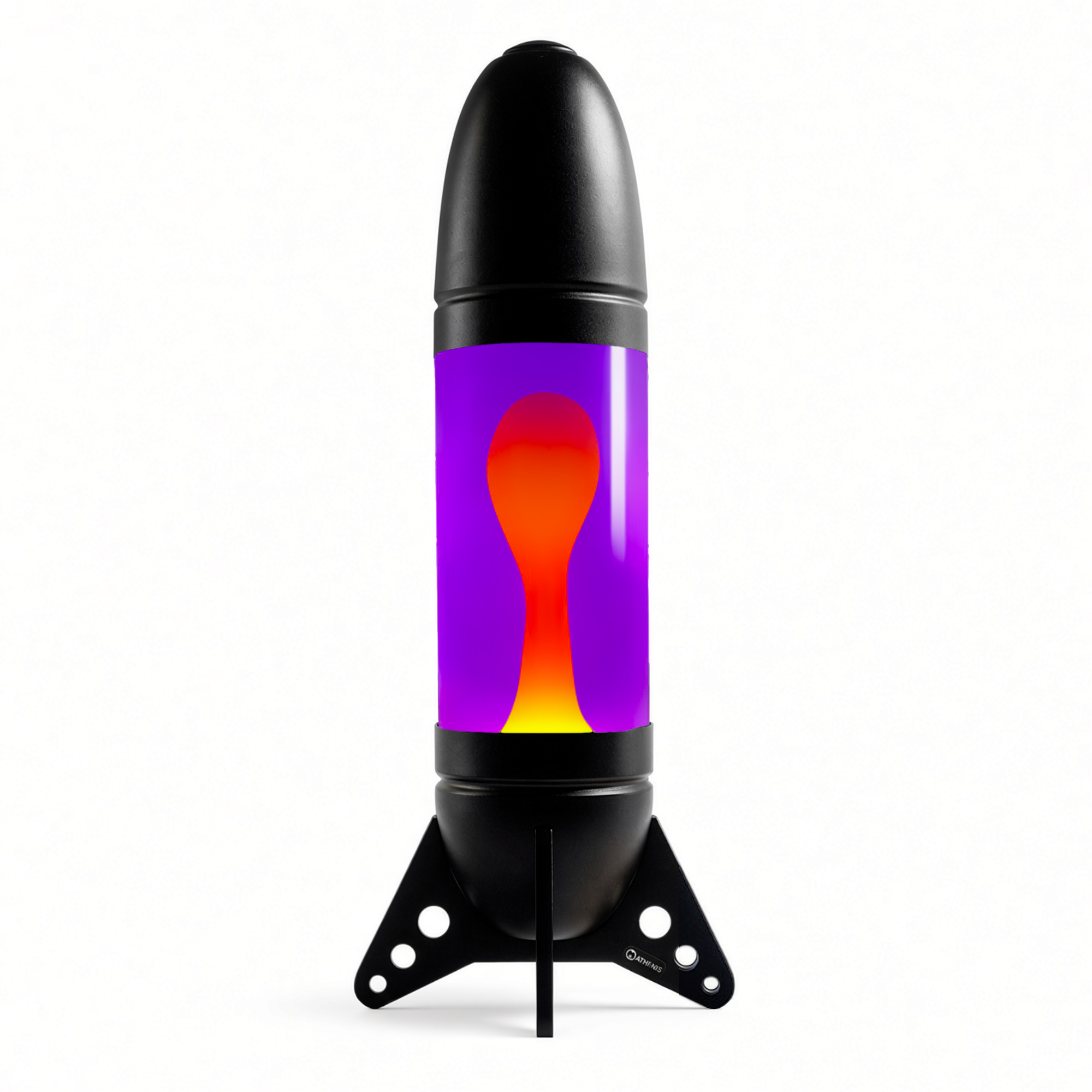Mathmos Rokit giant lava lamp, black