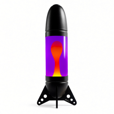 Mathmos Rokit giant lava lamp, black