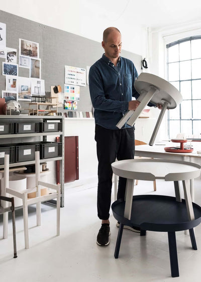 Muuto Around coffee table ø45, tan rose
