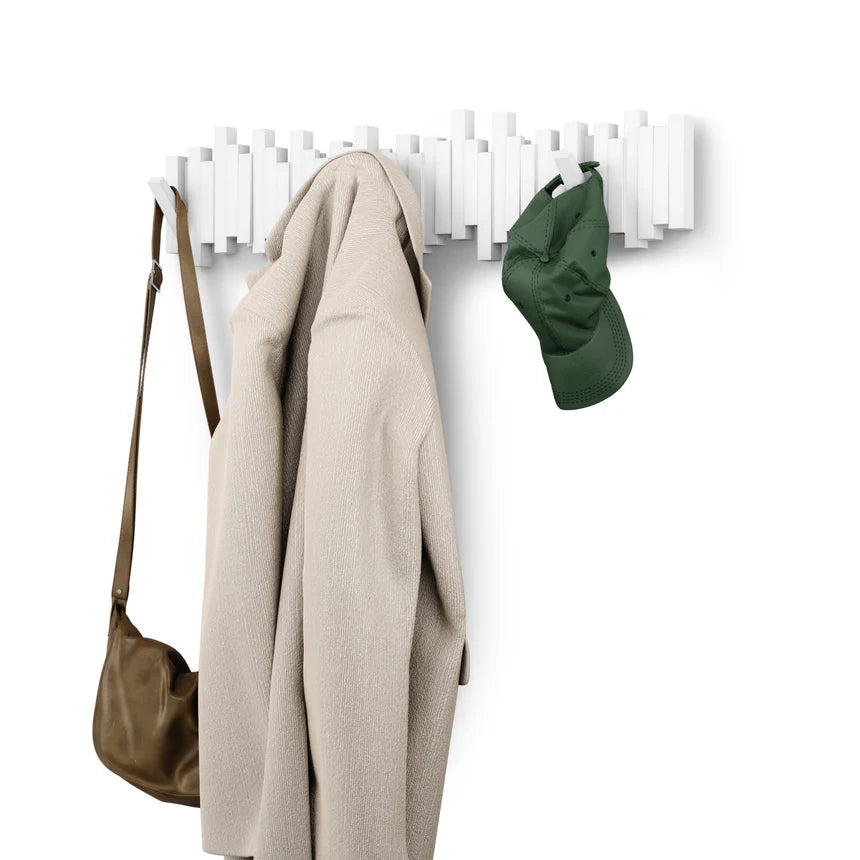 Umbra Sticks 8 multi hook, white