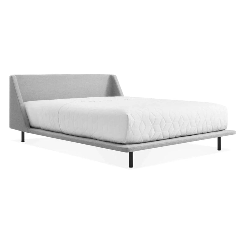 Blu Dot Nook Bed, Vesper Light Grey/Queen (L219xW168xH84cm)