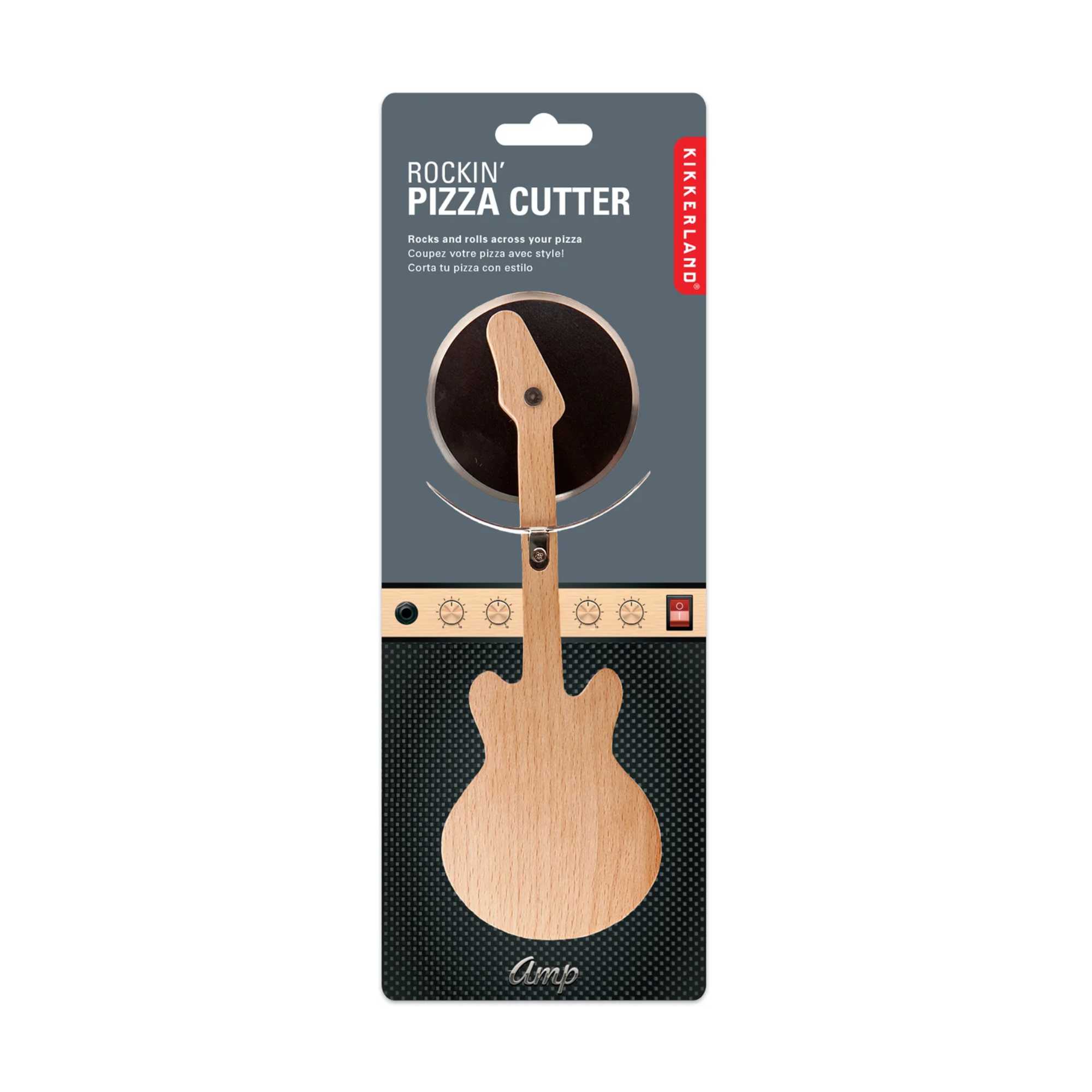 Kikkerland Guitar Pizza Cutter