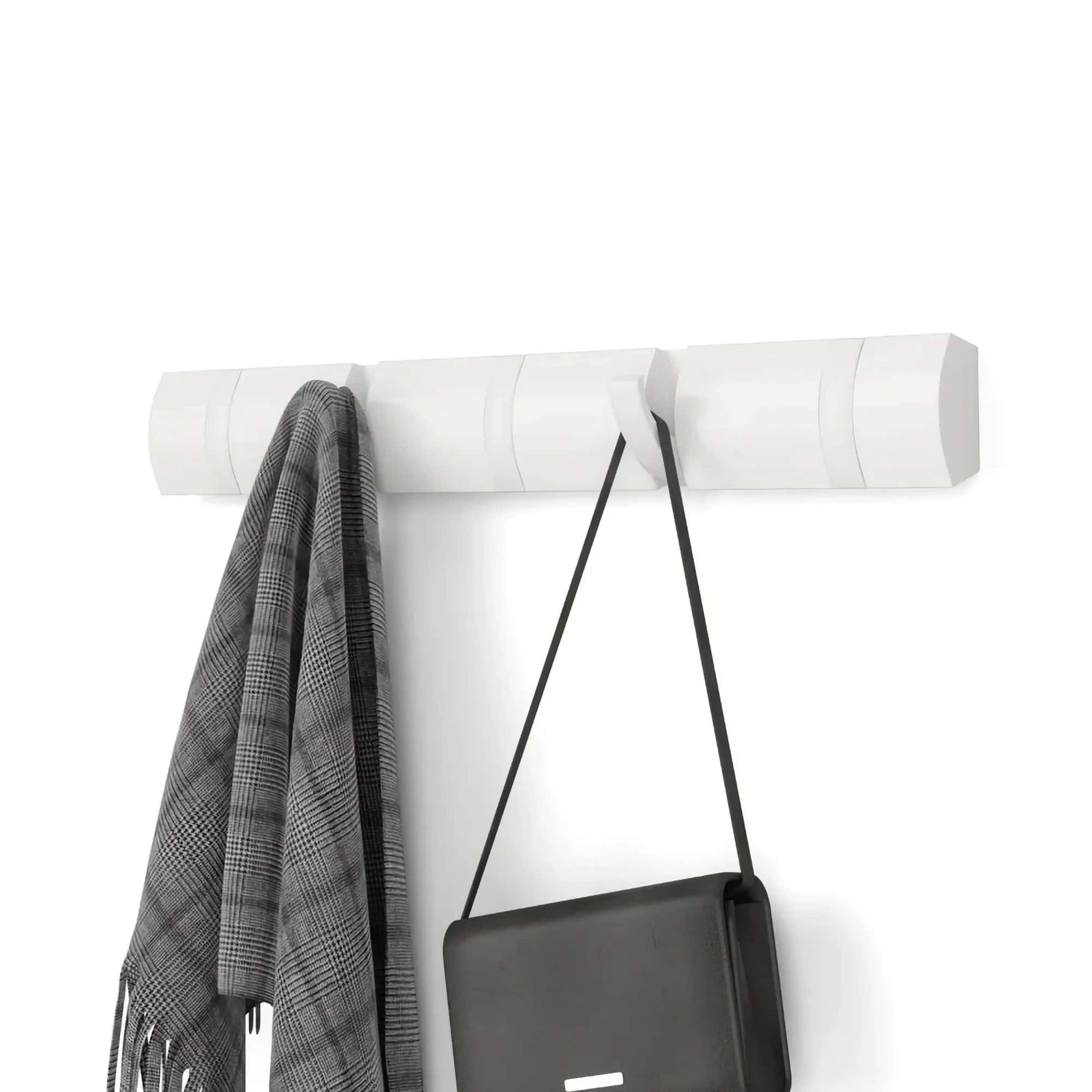 Umbra Flip 5 wall hook, white/white