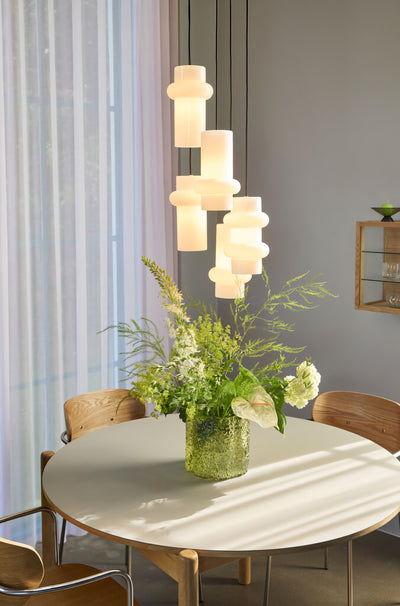 Hubsch Pilule Pendant Down Shiny White