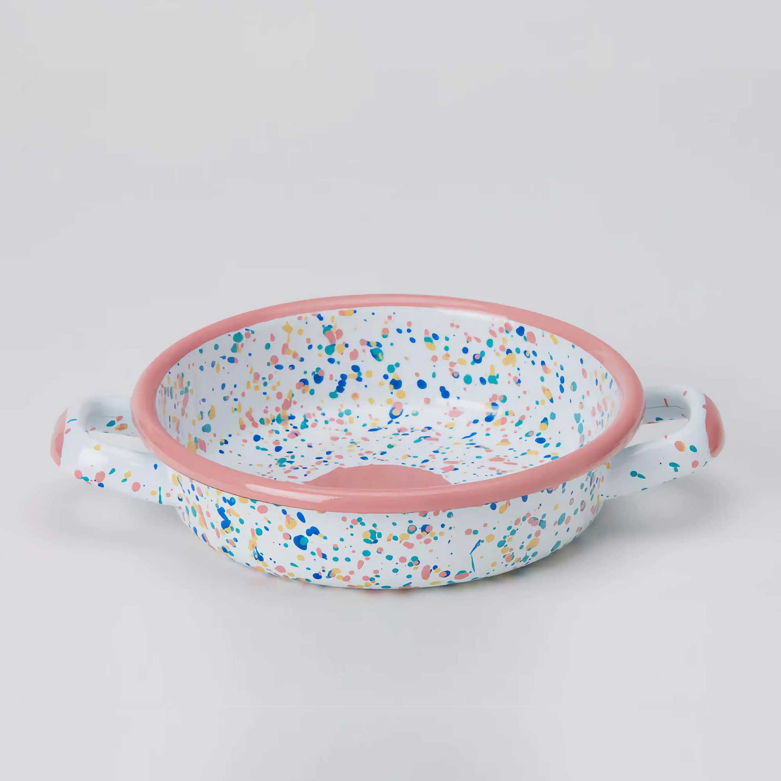 Kapka Enamel Wonder Wheel Small Frying Pan, Pink