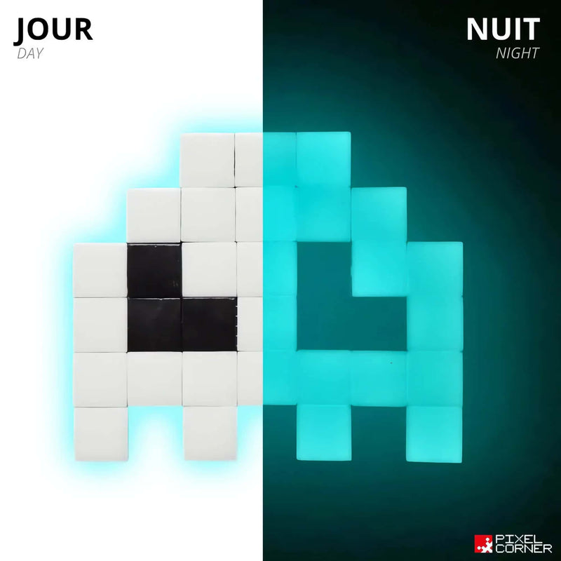 Pixel Corner Pixel Art Kit diy wall art, the gloomies glow in the dark