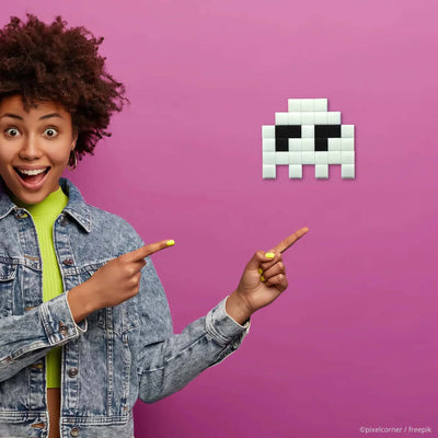 Pixel Corner Pixel Art Kit diy wall art, the gloomies glow in the dark