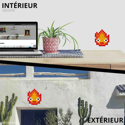 Pixel Corner Pixel Art Kit Mini diy wall art, sparky