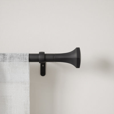 Umbra Sita Curtain Rod (183-365cm) , Matte Black