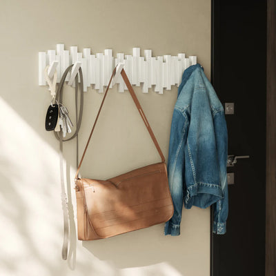 Umbra Sticks 8 multi hook, white