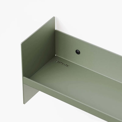 Tiptoe PLI Slim wall-mounted coat rack 45cm, eucalyptus