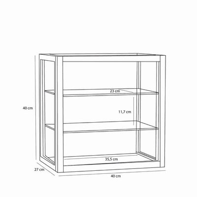Hubsch Poetic wall cupboard, small