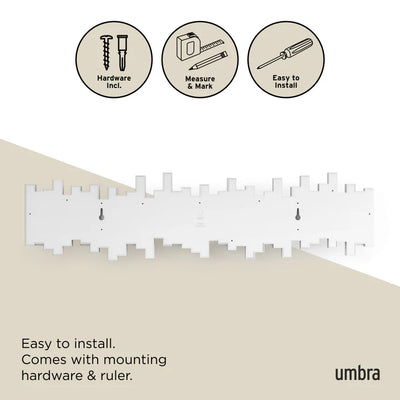 Umbra Sticks 8 multi hook, white