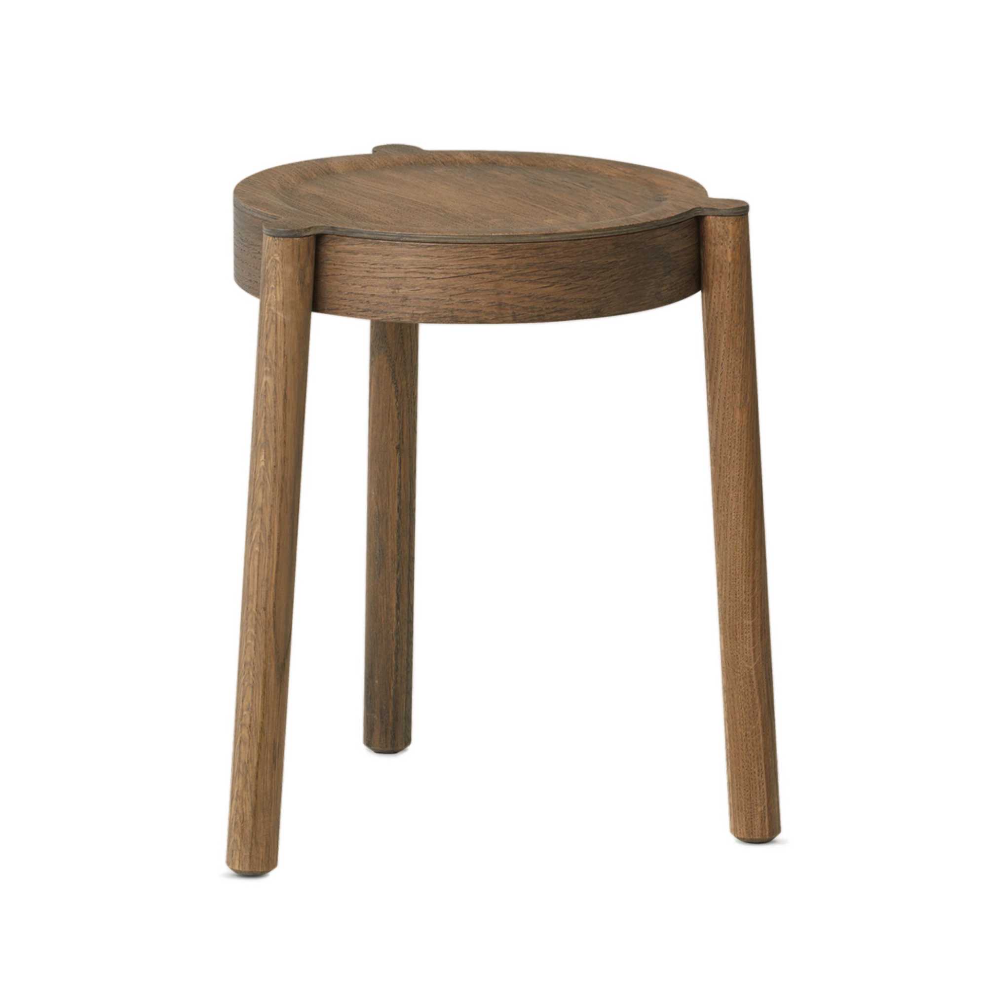 Northern Stacking Pal stool, Smoked Oak