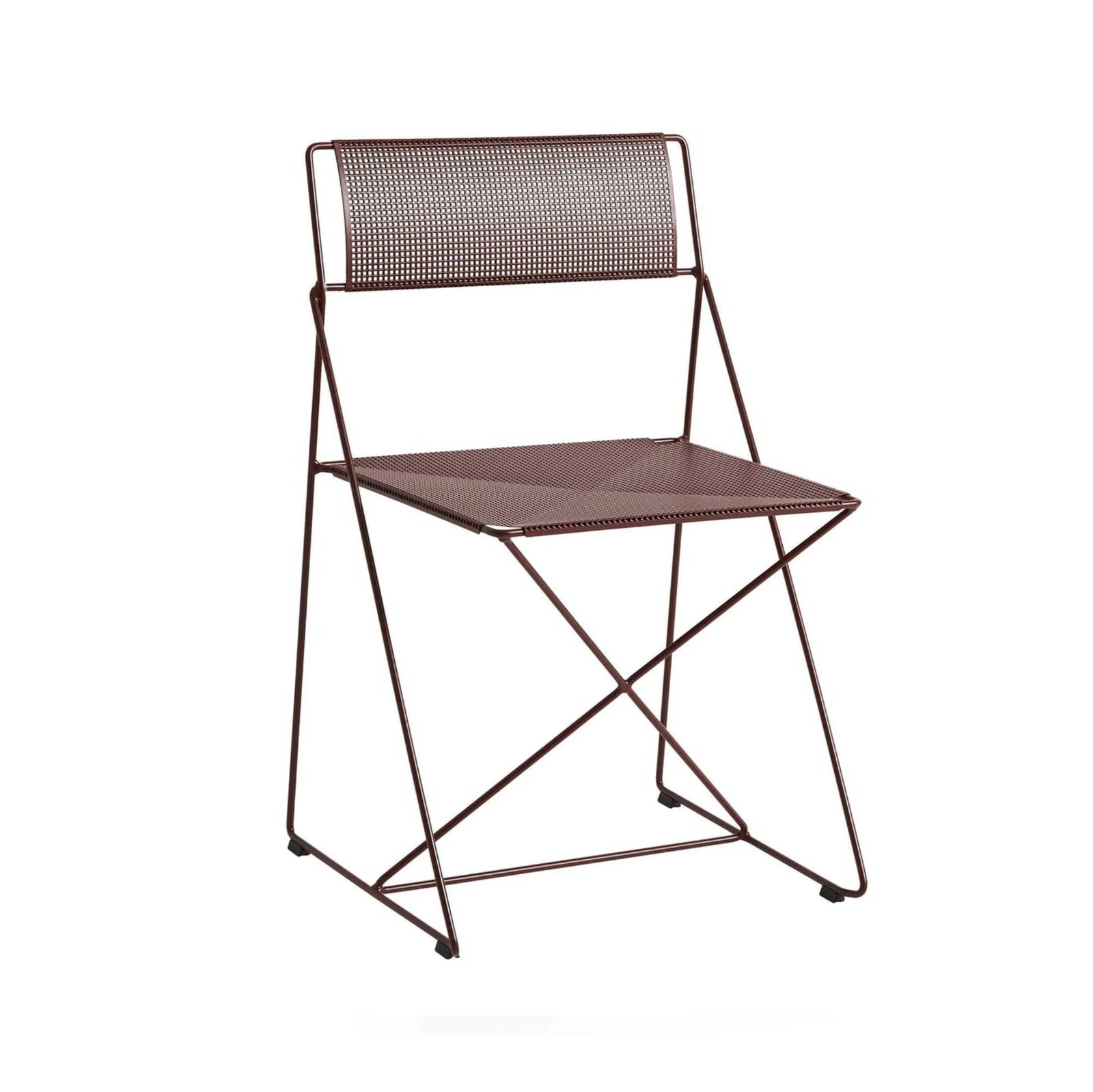 HAY X-Line chair, iron red