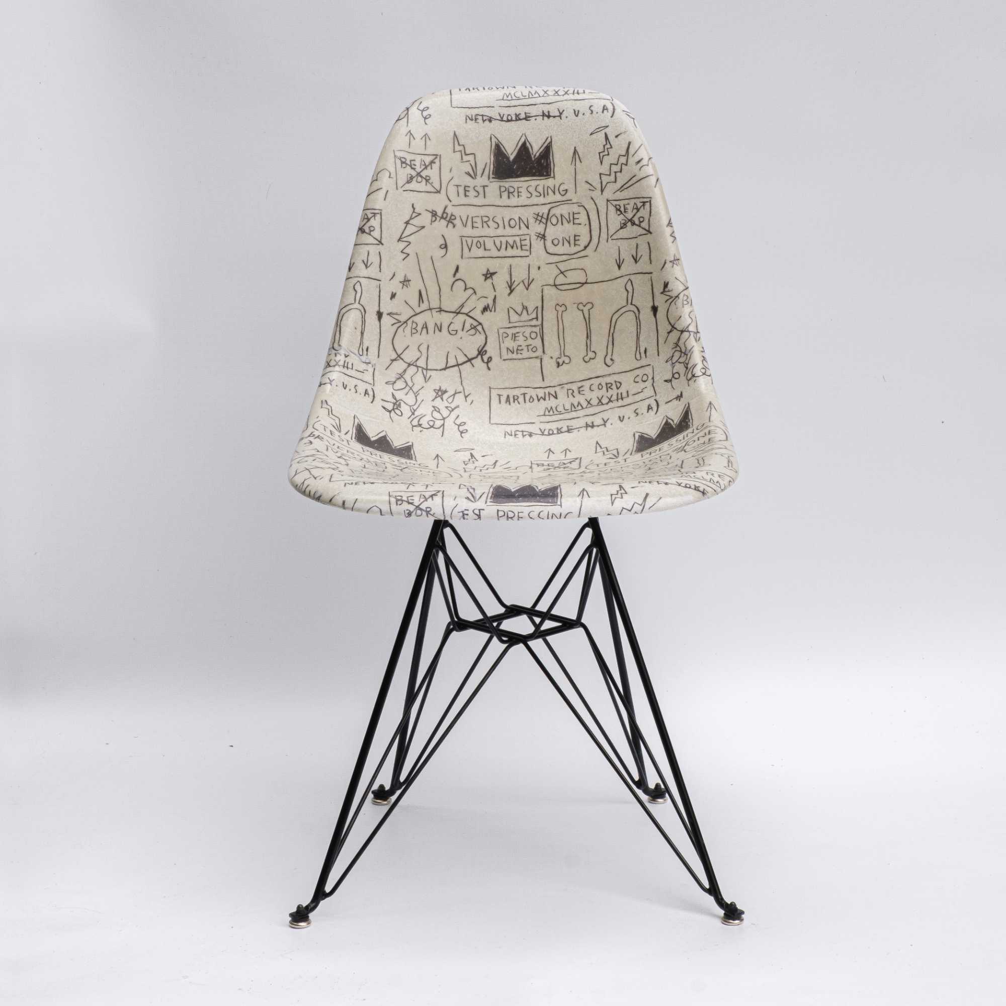 Keith Haring Case Study® Furniture Side Shell Eiffel Chair , Record