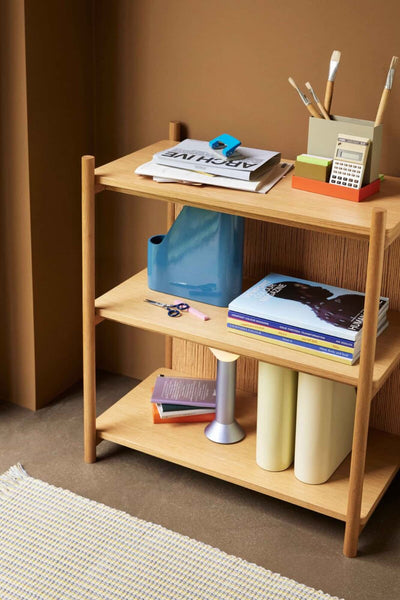 Hübsch Redux Desk Organiser Offwhite/Light Yellow/Petrol (set of 3)