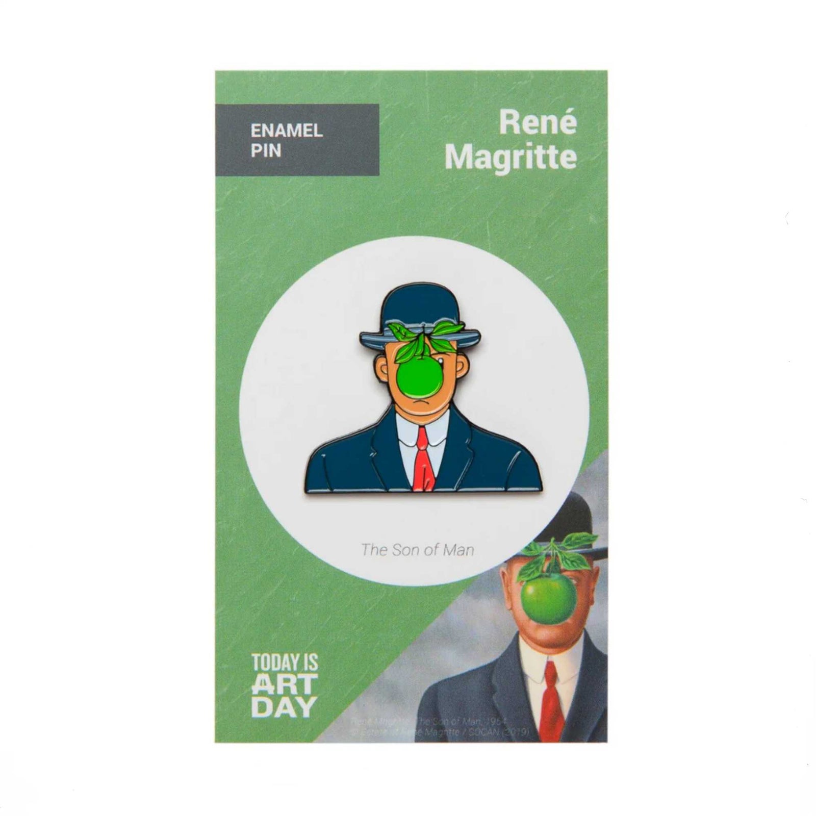 Today is Art Day The Son of Man Pin