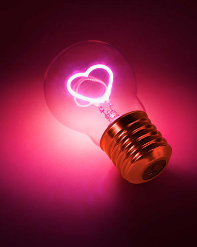 Suck UK Cordless Lightbulb Rechargeable Lamp Heart