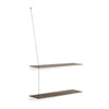 Woud Stedge shelf 80cm, Smoked oak