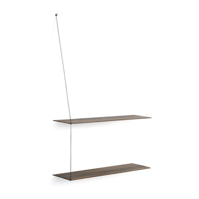 Woud Stedge shelf 80cm, Smoked oak