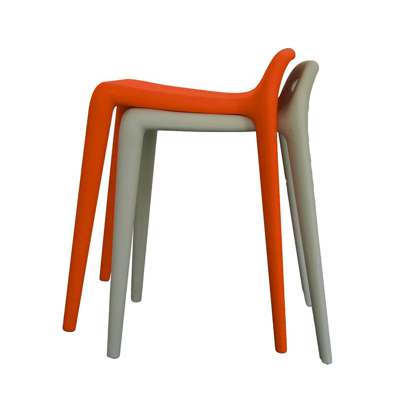 Magis Yuyu stool set, Beige & Orange